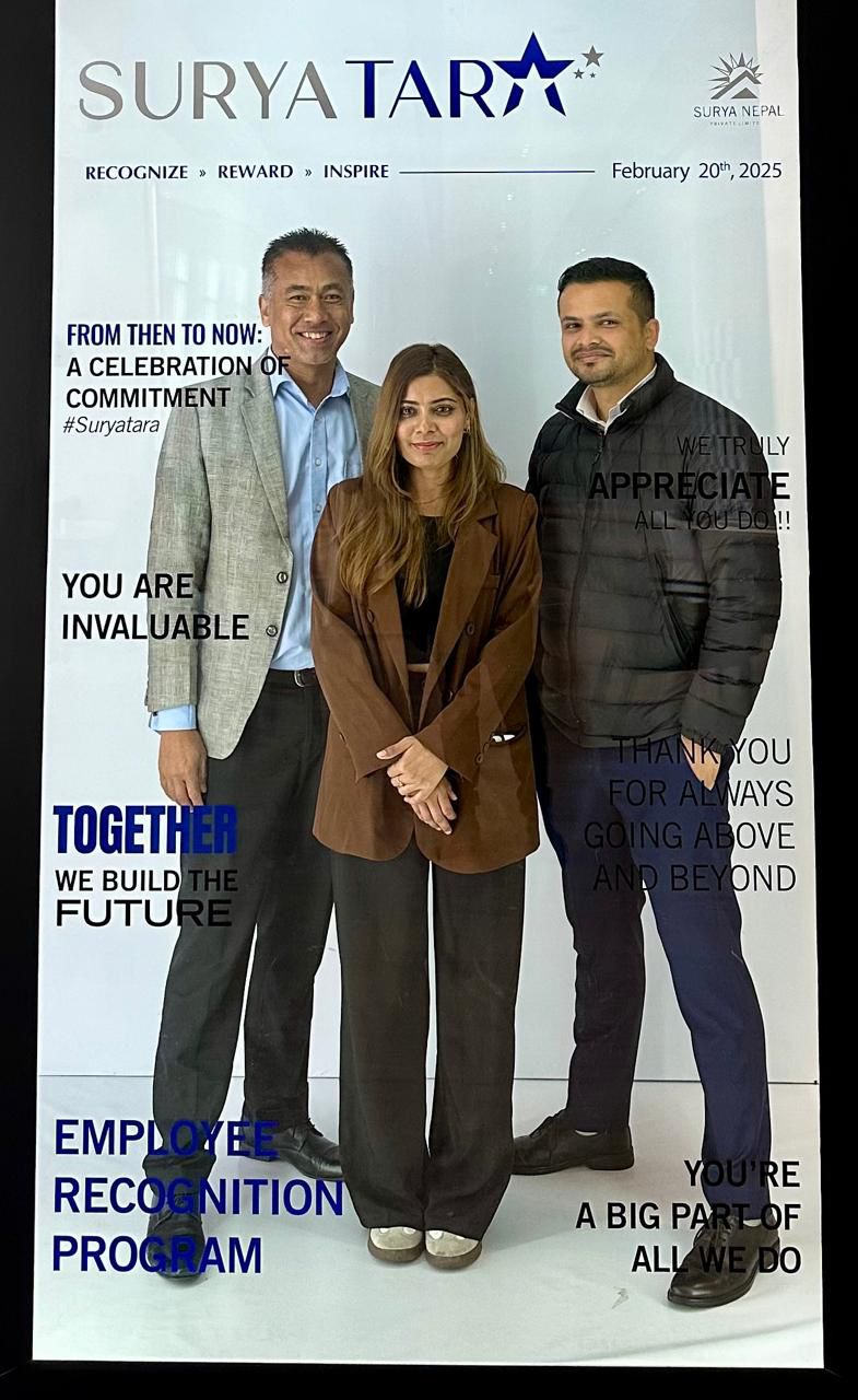 Anusha Bajgain at a Surya Tara recognition event