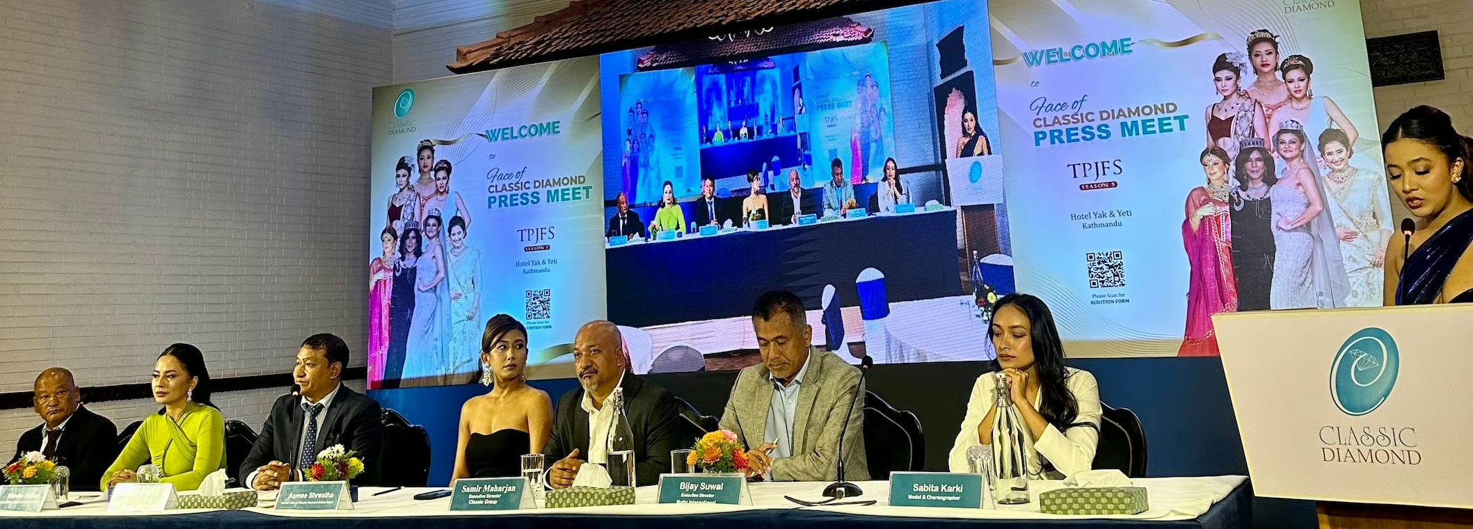 Bijay Suwal in a jury panel