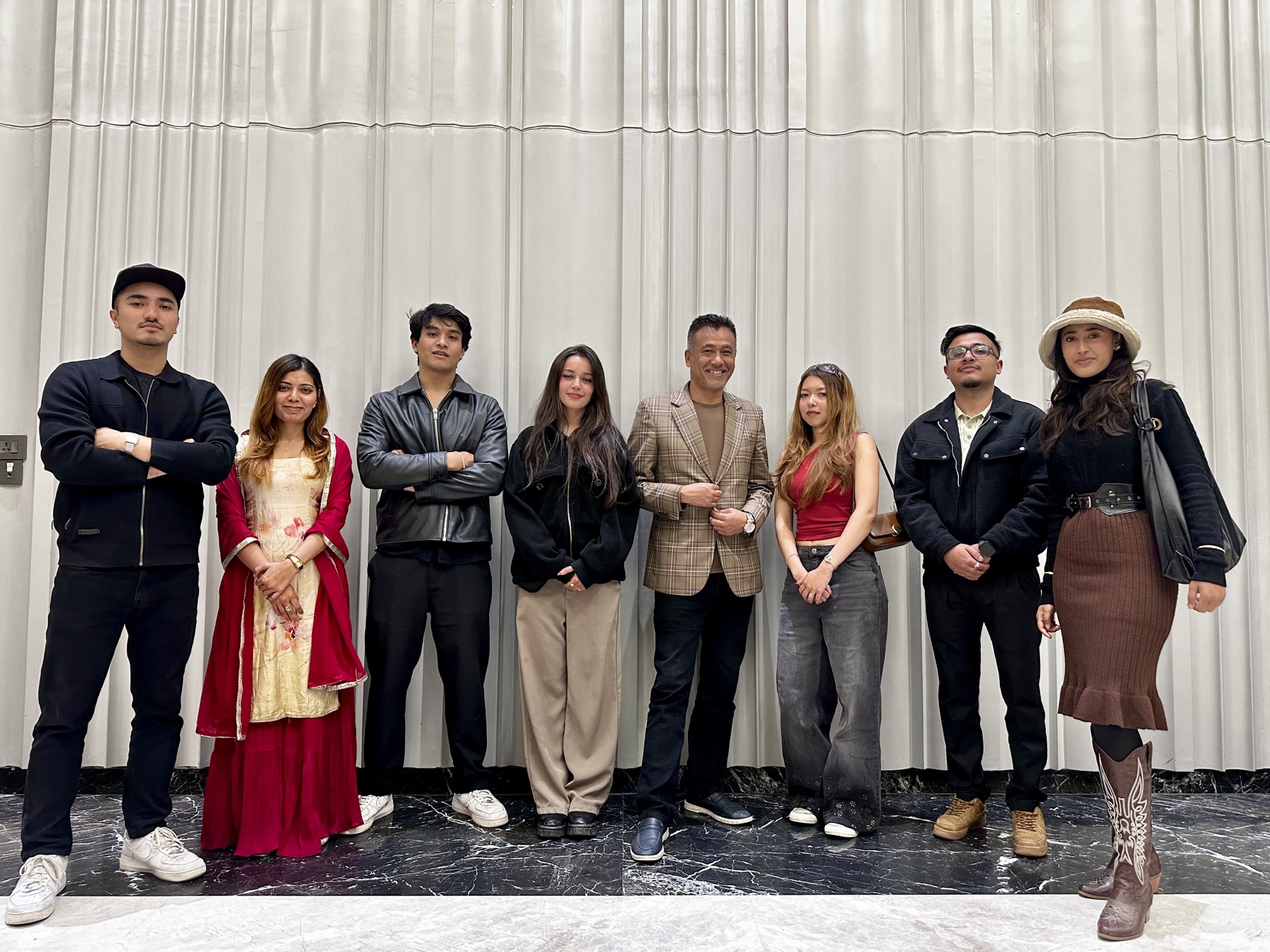 Kathmandu Wedding planners gathered with an event team