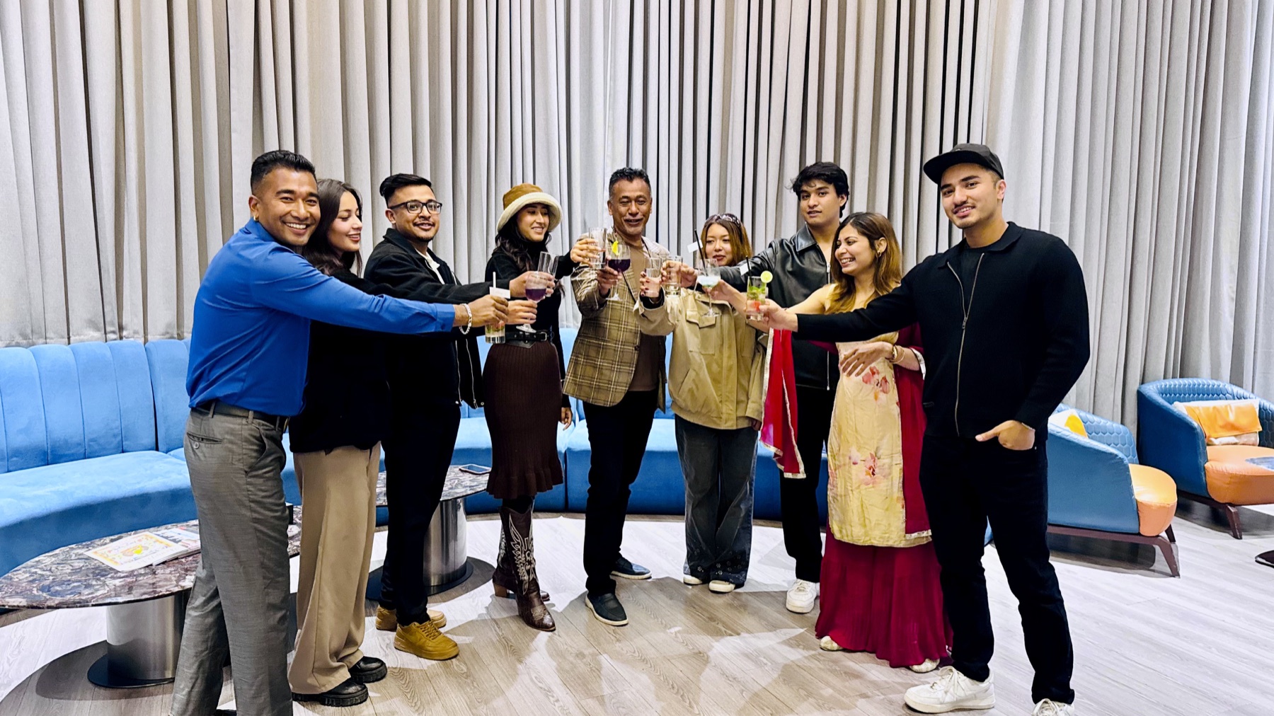 Kathmandu Wedding team celebrating a successful event