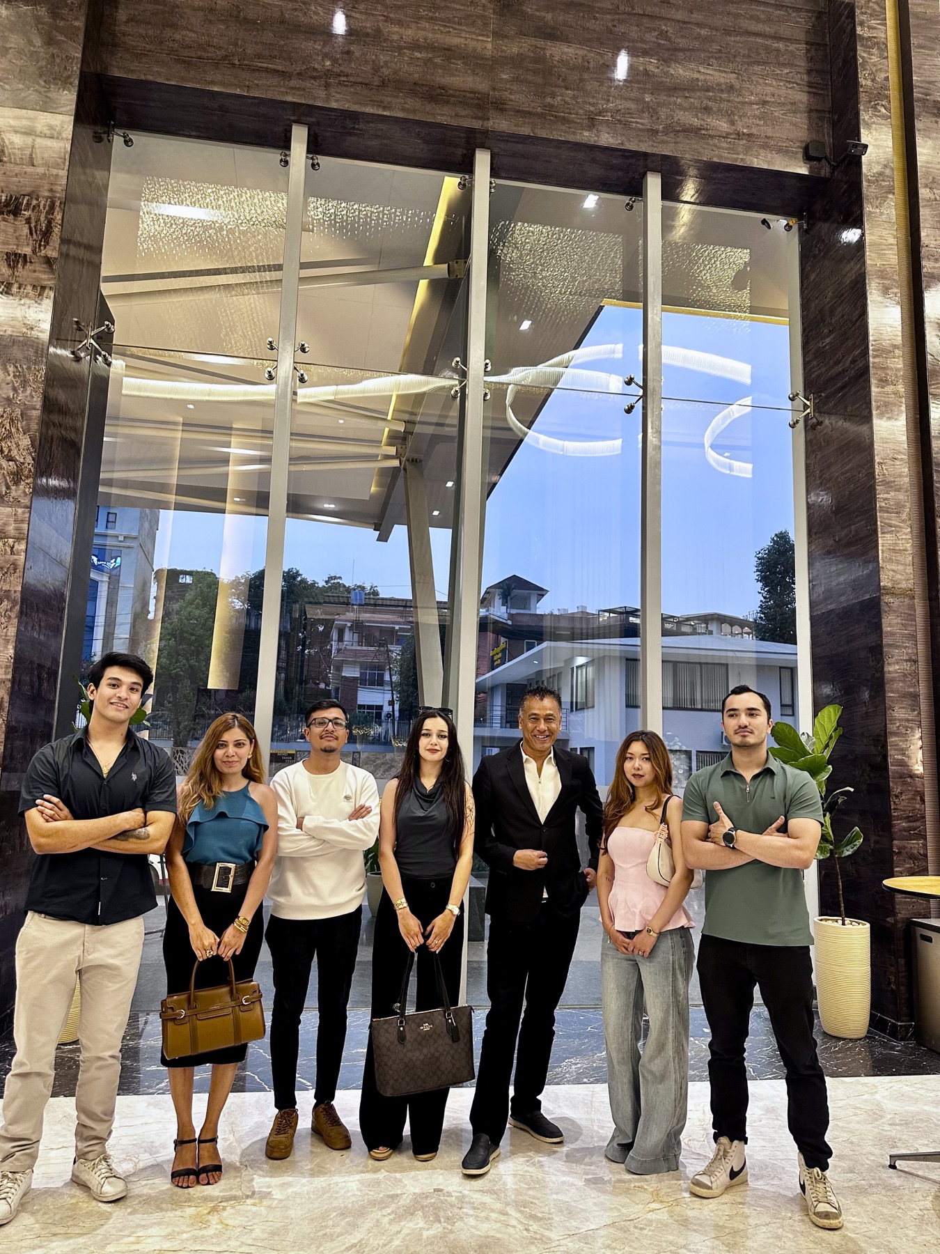 Kathmandu Wedding team during a venue walkthrough