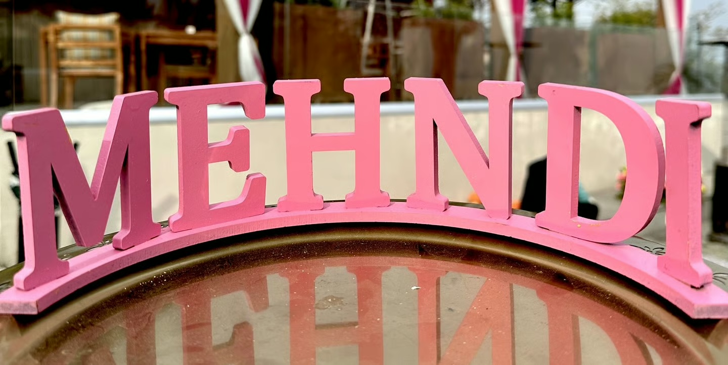 Mehendi Ceremony Setup