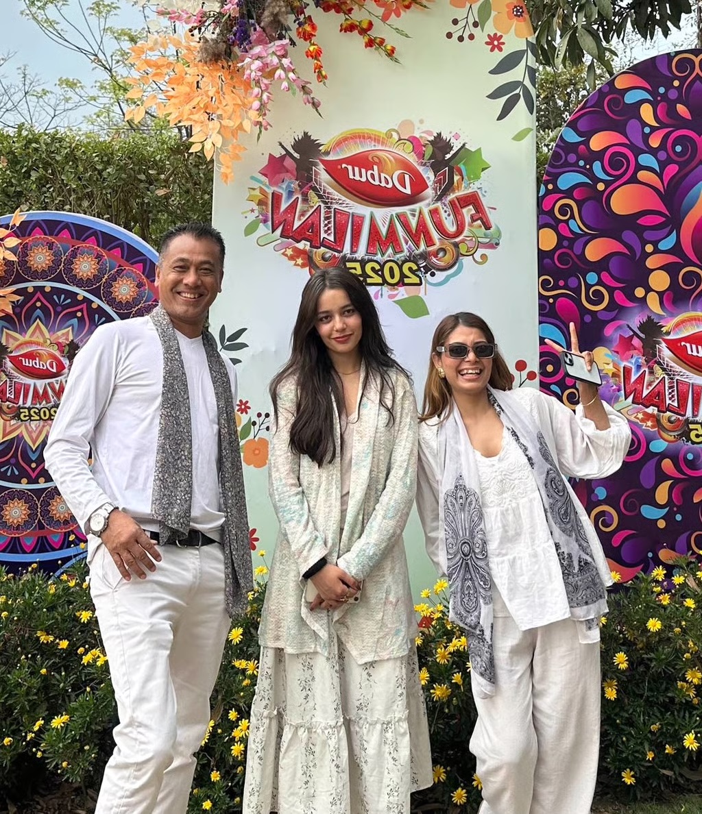 Prapti Ranabhat with the team